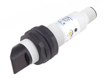 PR18GS-DM3DPR-E2 – czujnik optyczny, refleksyjny, kątowy, zasięg Sn=3m, PNP, NO+NC, konektor M12, podczerwień, 10-30V, Lanbao