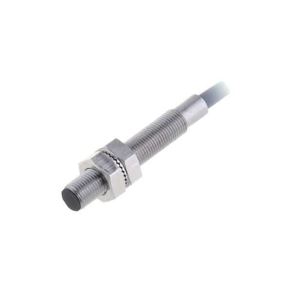 LR05AF08DPO, czujnik indukcyjny, zbliżeniowy, obudowa M5, czoło zabudowane, zasięg 0,8mm, PNP, NO, przewód 2m, 10-30V DV