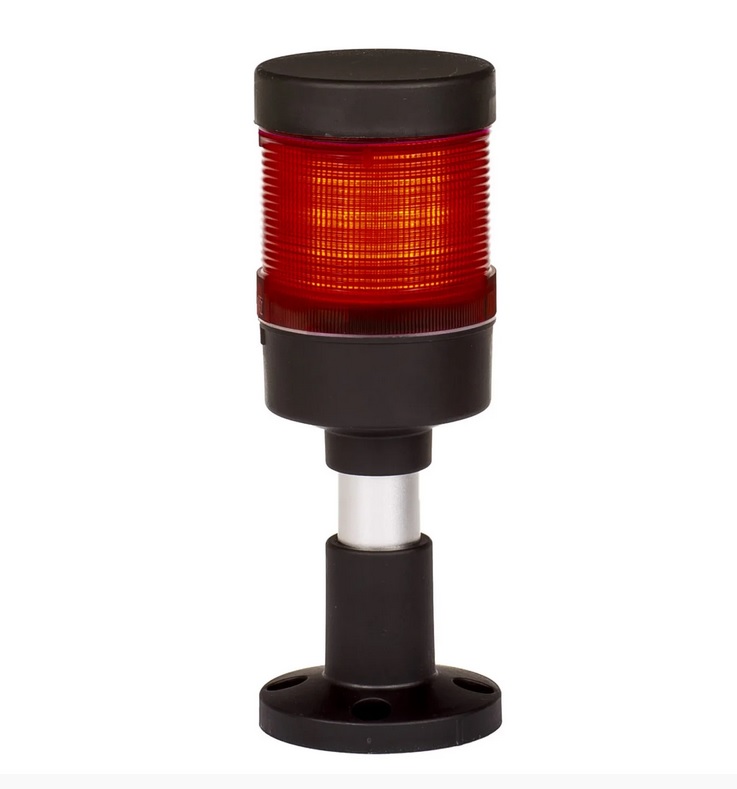 Kolumna LED FL70: 1kolor: czerwony + buzzer, IP65, 4tryby świecenia! komplet, zasilanie 24V AC/DC, możliwość rozbudowy