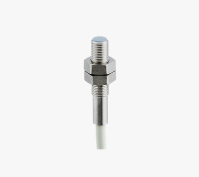 IFRM 05P15A1/L, Baumer, czujnik indukcyjny, zbliżeniowy, obudowa M5, czoło zabudowane, zasięg 1mm, PNP, NO, przewód 2m, 10-30V, 5kHz