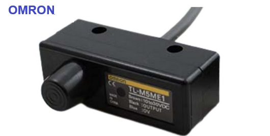 TL-M5ME1, OMRON, czujnik zbliżeniowy, indukcyjny, zasięg 5mm, NPN, NO, czoło wysunięte, 10-30VDC, przewód 2m