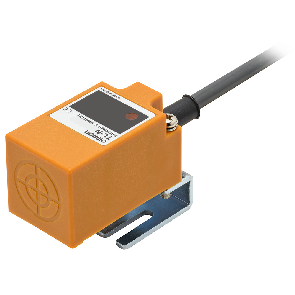 TL-N20MD1 2M, OMRON, prostokątny standardowy czujnik zbliżeniowy, indukcyjny, zasięg: 20 mm, nieosłonięty, DC 2-przewodowy, NO, długość kabla 2 m