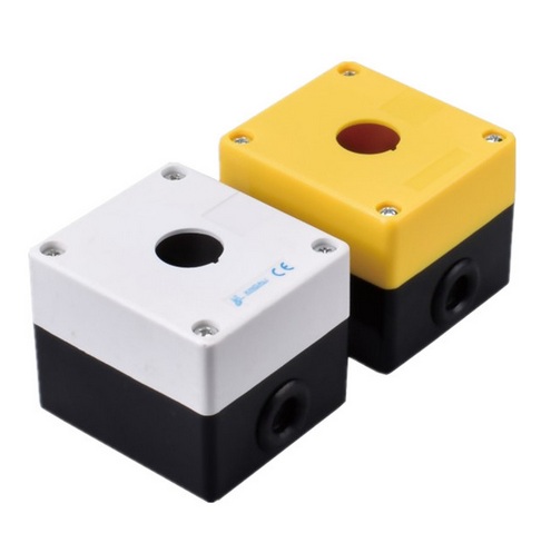 XDL5-B01, kaseta sterownicza, obudowa przycisku, otwór 22mm, biało-czarna